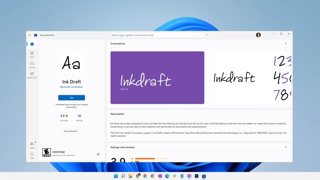 Install Fonts Via Microsoft Store