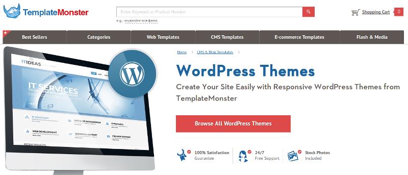 TemplateMonster WordPress Theme Options