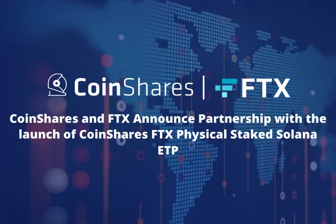 Coinshares partners FTX to launch Solana ETP