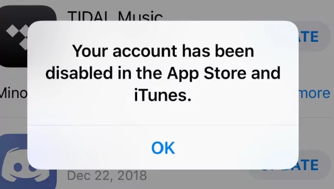 How To Fix Your Account Has Been Disabled In The App Store