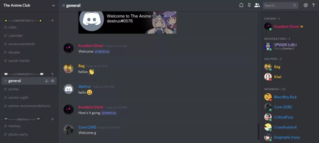 Stream Discord server 2022 various european languages (: #anime #games by  Ivano