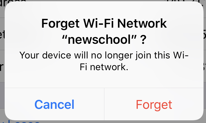 Forget And Reconnect Your WiFi