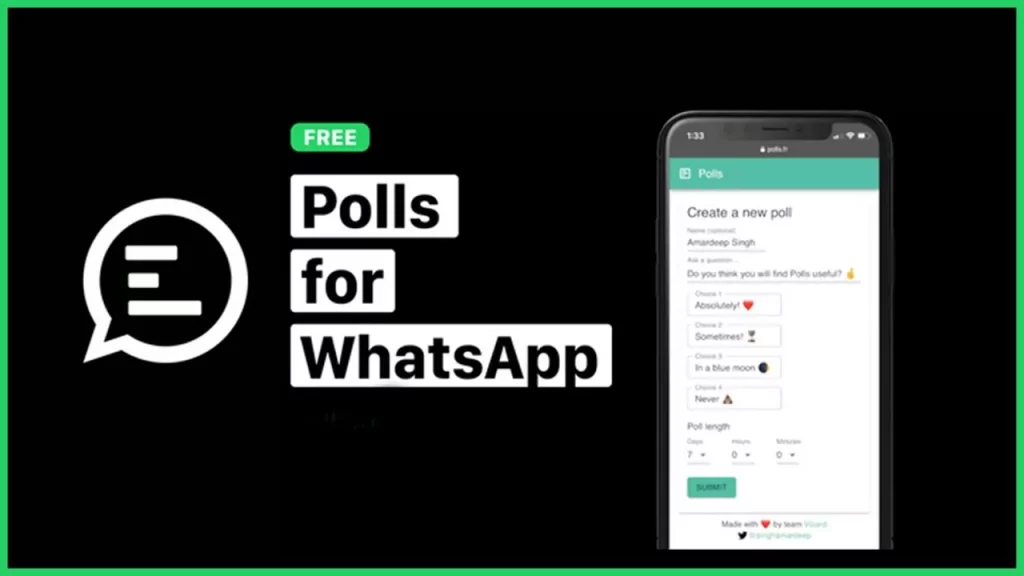 What Is The WhatsApp Poll Feature