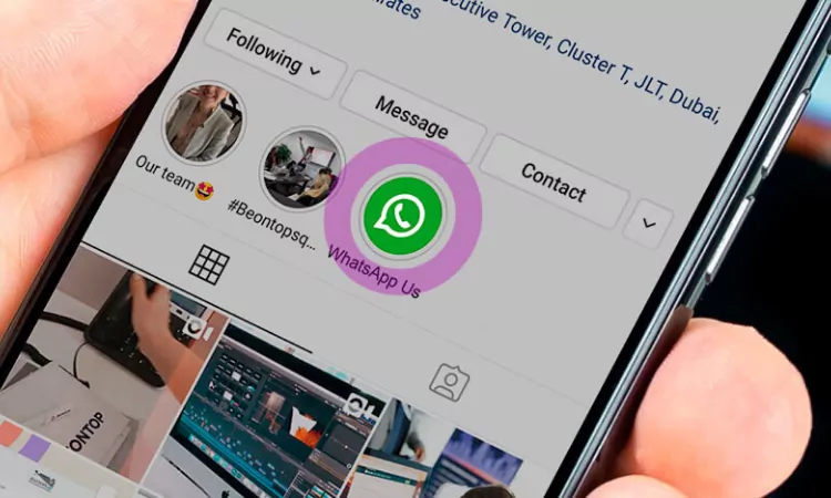 What Is WhatsApp Button On Instagram