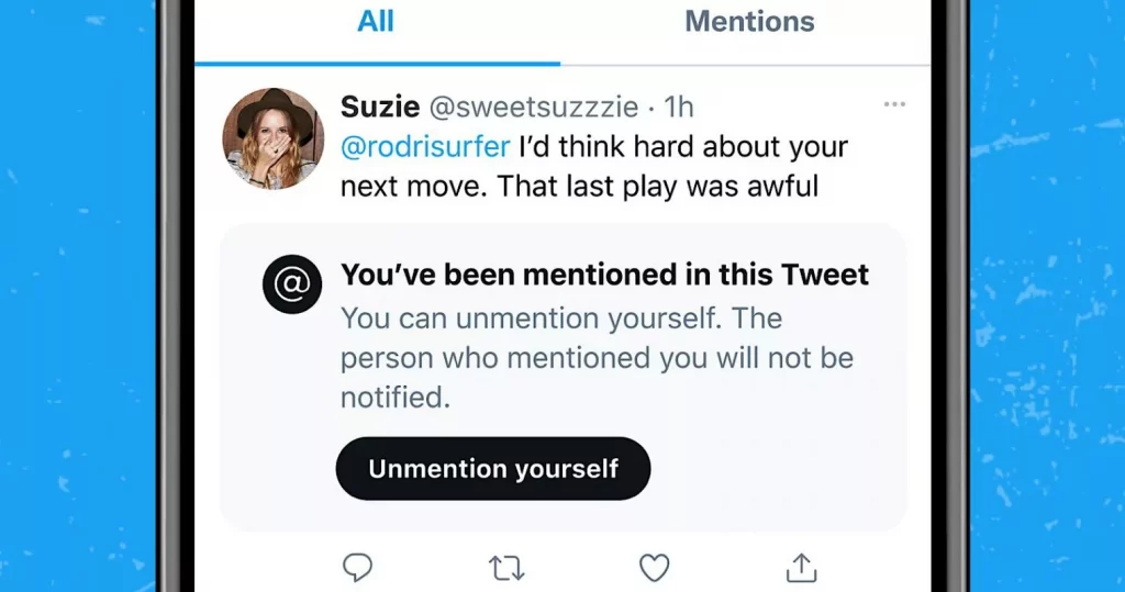 Twitter Will Finally Let You Un-mention Yourself In Tweets