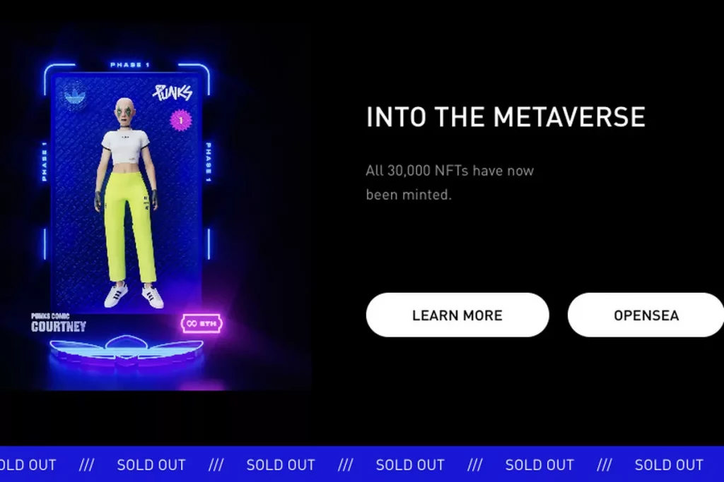 Why buy Adidas Into the Metaverse NFT