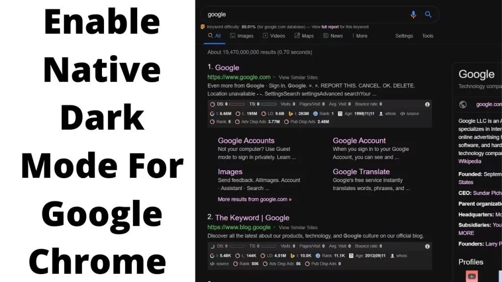 How To Enable Wikipedia Dark Mode on Chrome