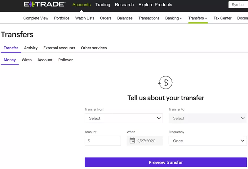 How To Withdraw Money From Etrade