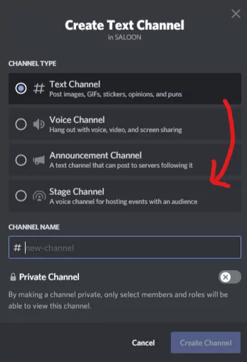 Adding Voice And Text Channels