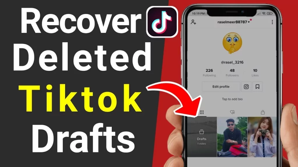 How To Get Your Drafts Back On TikTok