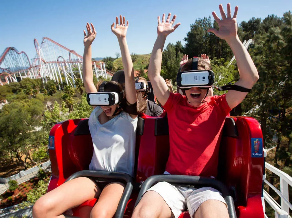 VR Games Without Controller: vr roller coaster