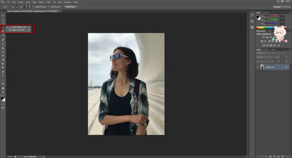 How to Change the Background of a Picture Automatically and Manually 