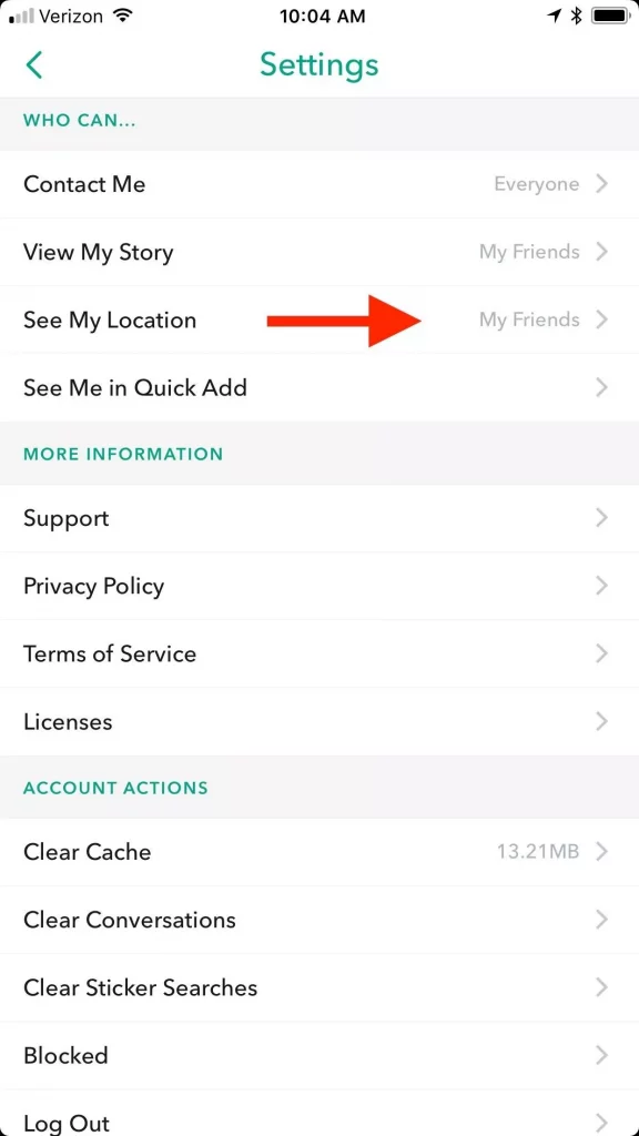Configure Mobile Settings To Switch Off Location