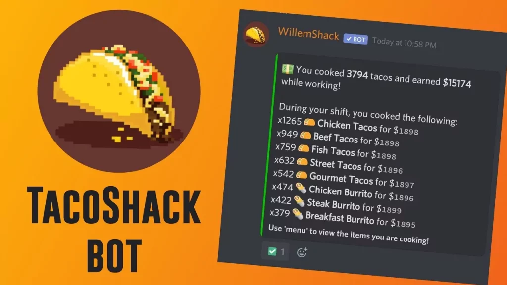 How To Use TackoShack Bot Discord