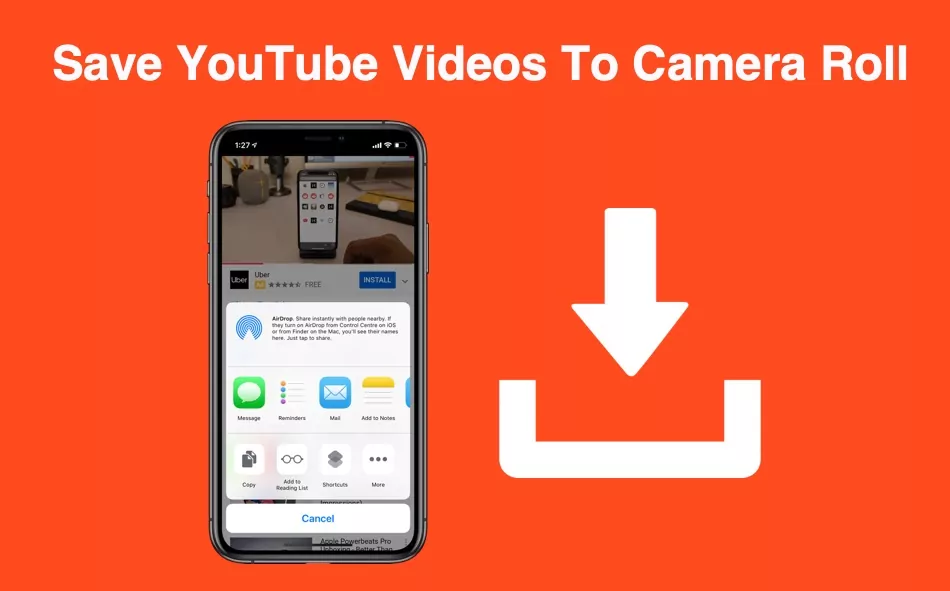 Save YouTube Video To Camera Roll