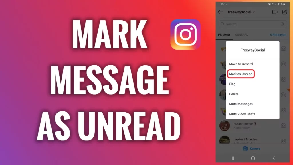 How To Unread Messages On Instagram
