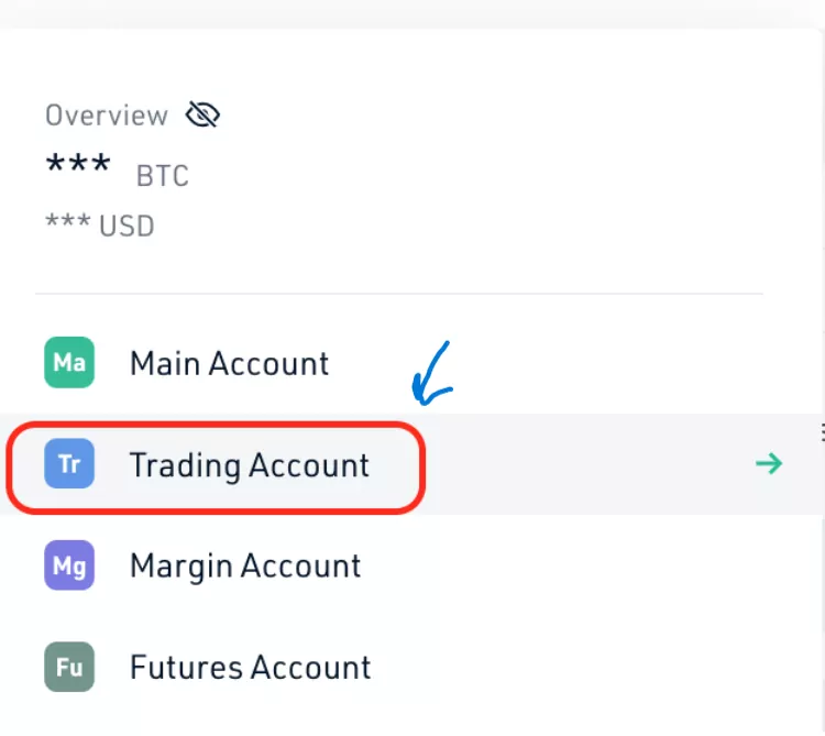 How to sell crypto on KuCoin: Start the trade