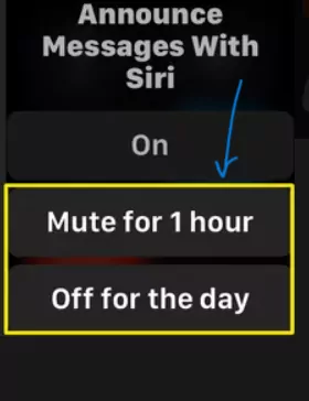 How to get Siri to stop reading texts on Airpods using Apple Watch