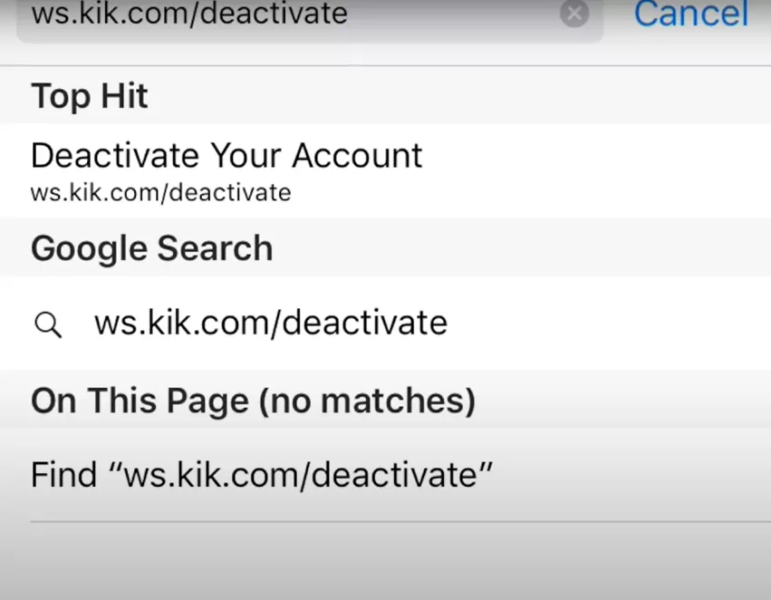 How To Deactivate Your Kik Account?