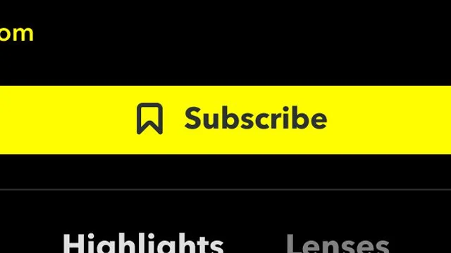 Snapchat Subscriptions Disappeared