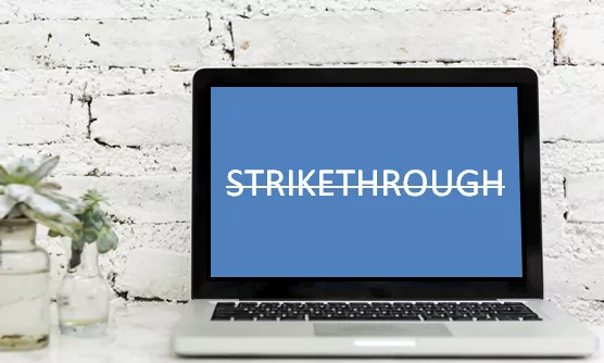 How To Create Strikethrough Text On Your Desktop?
