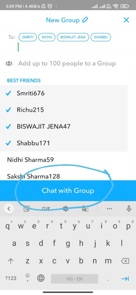 How Do You Make A Group Chat On Snapchat