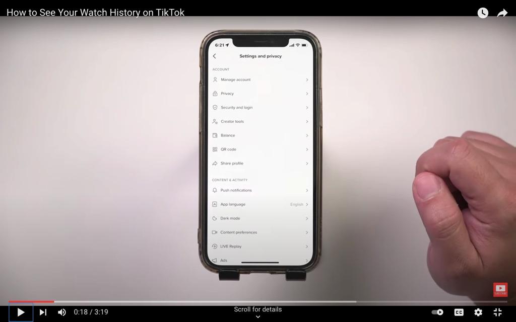 How To See Your TikTok View History