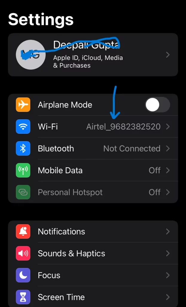 How to change WiFi to 2.4 GHz on iPhone