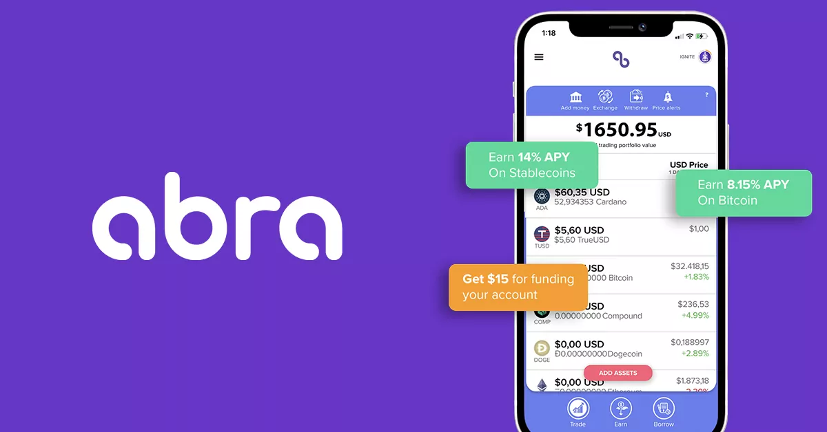 How to sell crypto on Abra