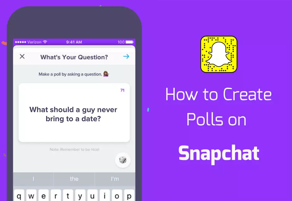 How to do a poll on snapchat