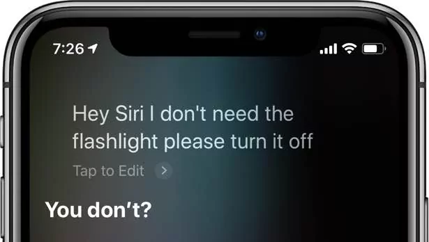 How To Turn Off Flashlight On iPhone 12 With Siri?