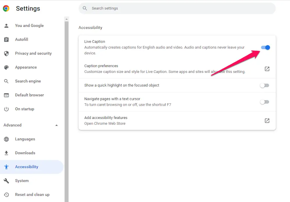 How To Customize Live Captions On Chrome?