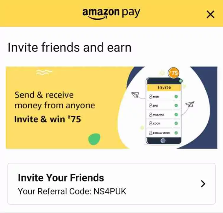 How To Share The Amazon Referral Code?