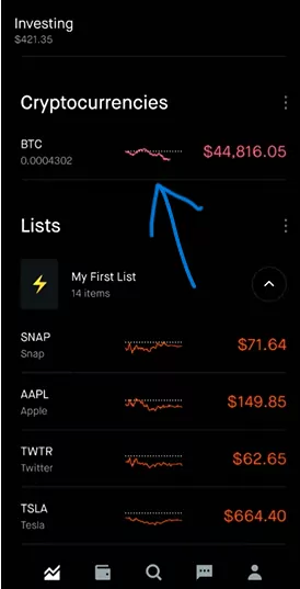 How to sell crypto on Robinhood on Android