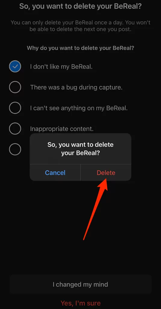 How To Delete A BeReal Post