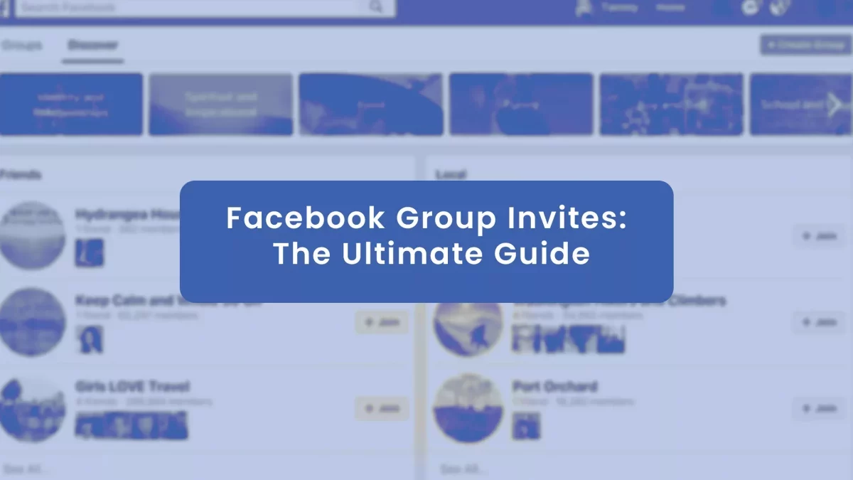How To Find Group Invites On Facebook