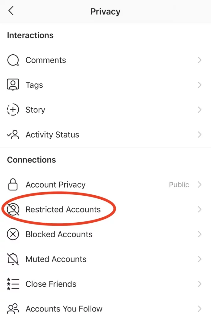 How To Restrict Someone On Instagram Through Settings?