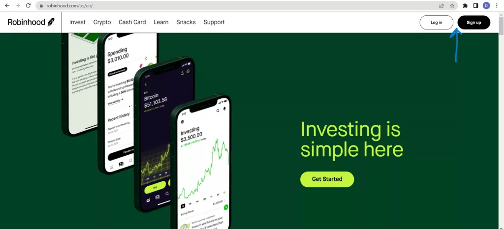 How to sell crypto on Robinhood using the web