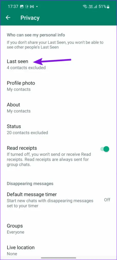 How To Hide Last Seen From Specific Contact On WhatsApp