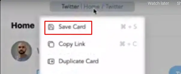 Stack Browser Features_save card