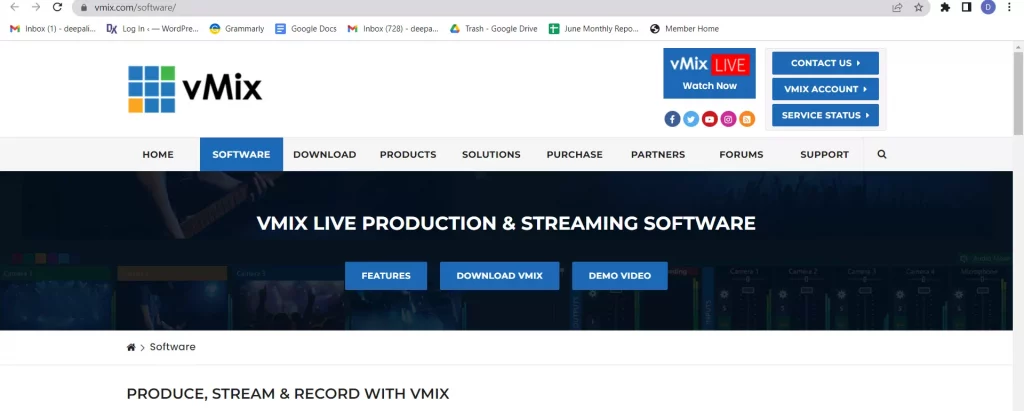 Best Twitch Streaming Software: vMix