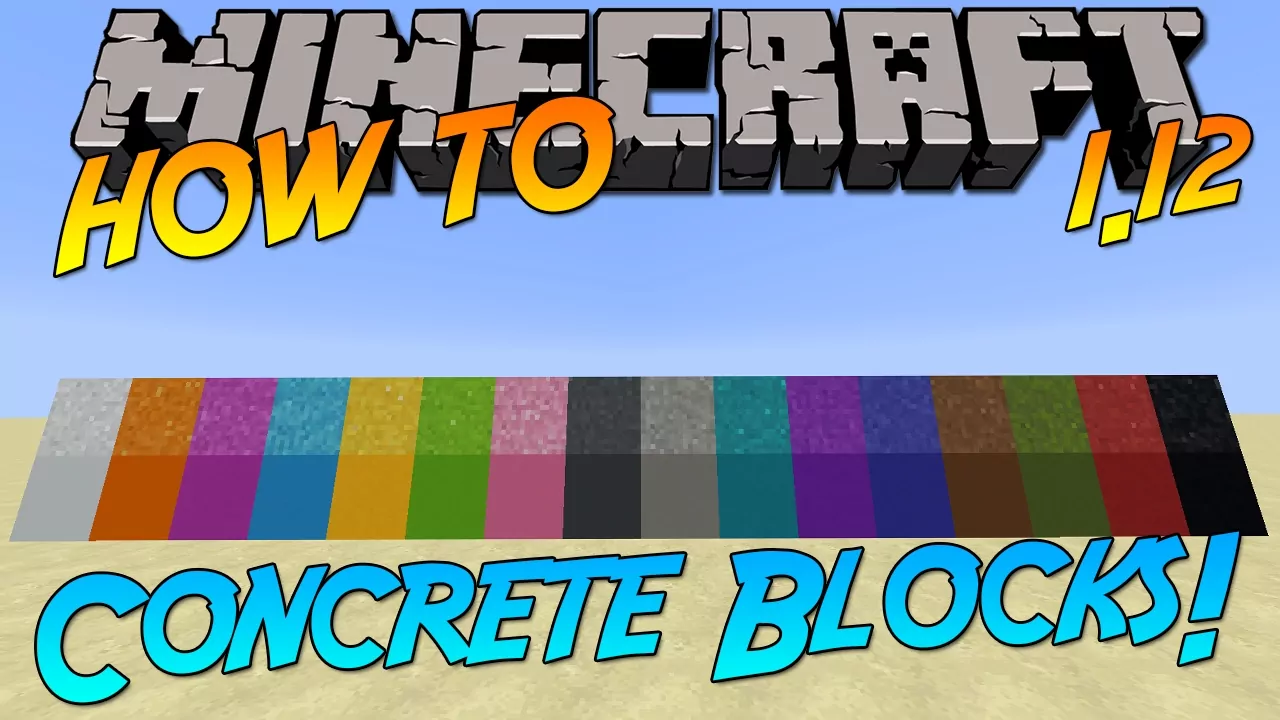 How To Make A Concrete In Minecraft