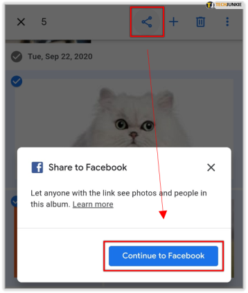 How To Add Google Photos To A Facebook Album By Link?