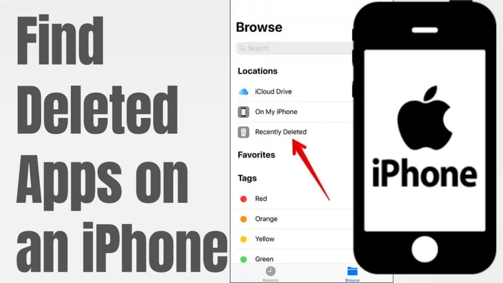 how to find deleted apps on iphone