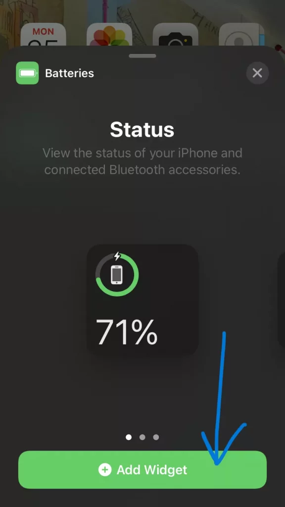How To Add A Battery Widget To Show Battery Percentage On iPhone 12