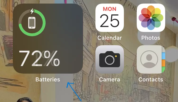How To Add A Battery Widget To Show Battery Percentage On iPhone 12