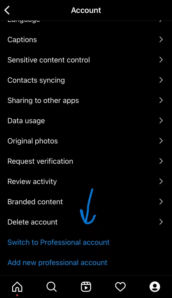 How To Delete Instagram Account In App: Delete the account