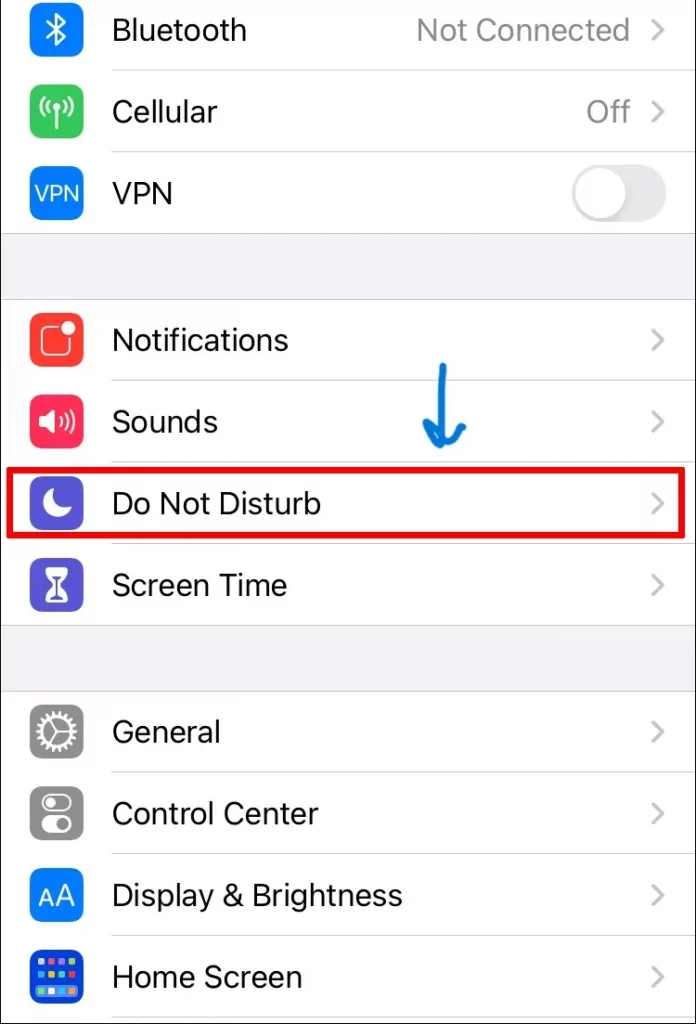 How To Block No Caller ID On An iPhone (For iPhone 6, 7, And 8): Do not Disturb