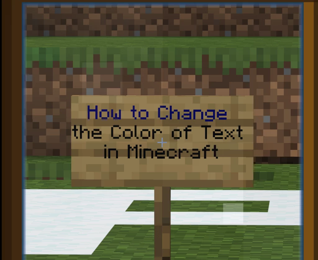 How To Change Text Color In Minecraft 