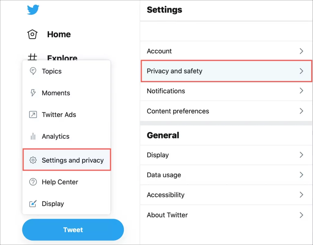 How To Change Your Privacy And Safety Settings On Twitter Using A Web Browser
